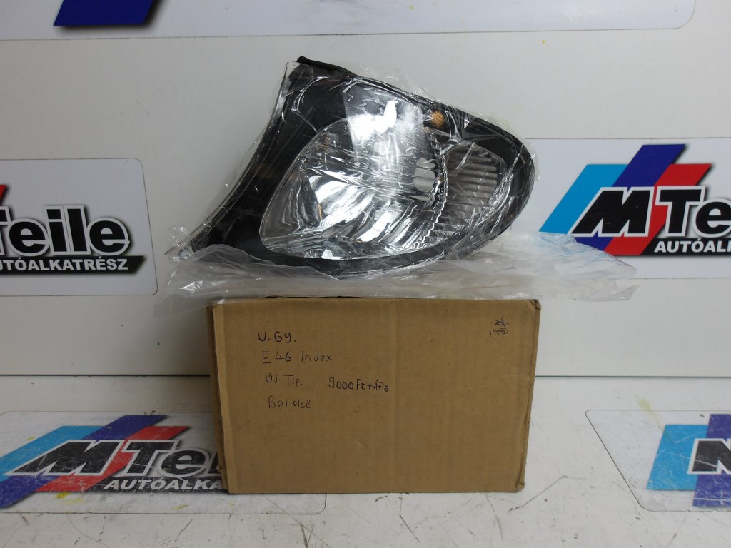 [UTÁNGYÁRTOTT ÚJ] BMW BAL ELSŐ IRÁNYJELZŐ | 3-AS E46 (új típus) | 6313 7165859 2. kép